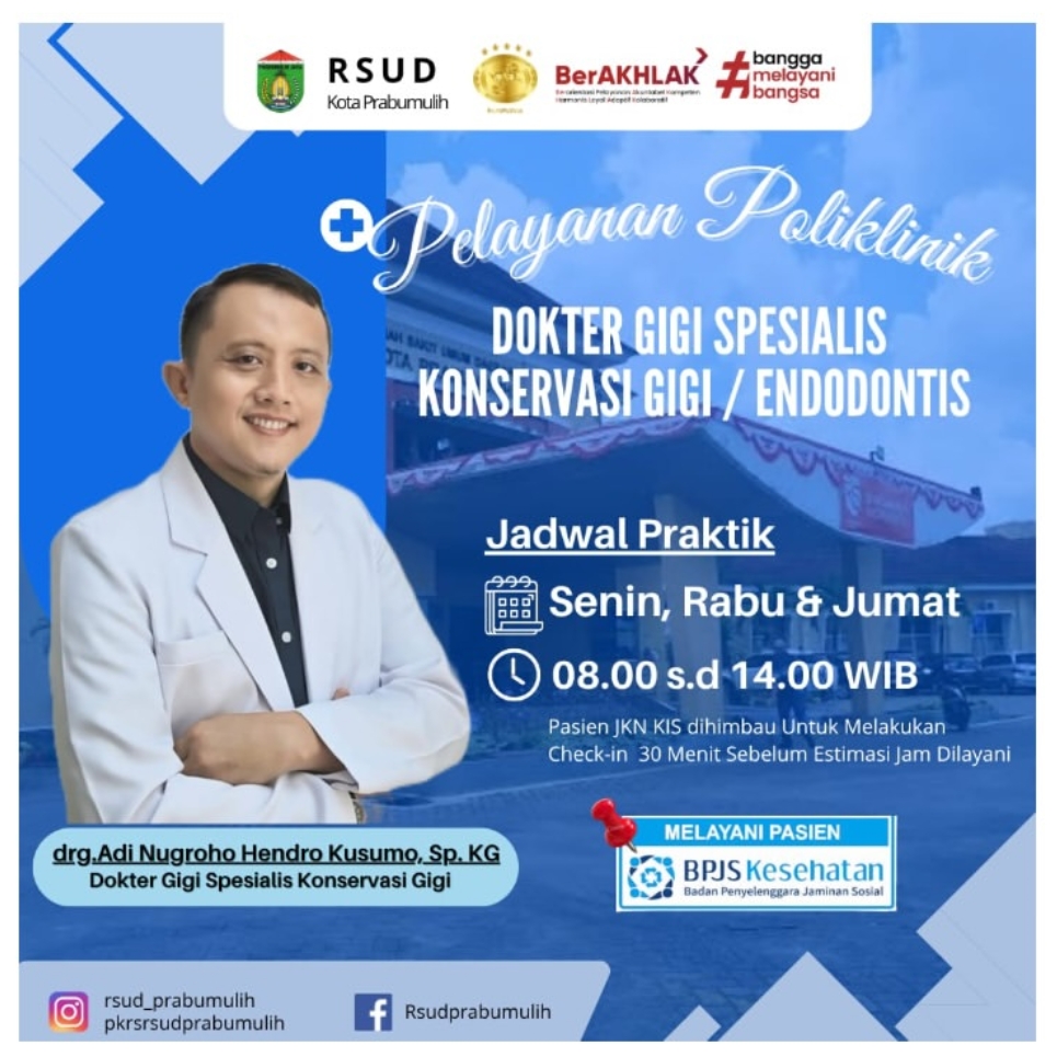 drg. ADI NUGROHO HENDRO KUSUMO, Sp.KG